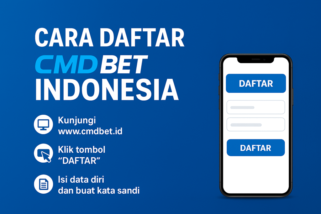 cara daftar cmdbet indonesia